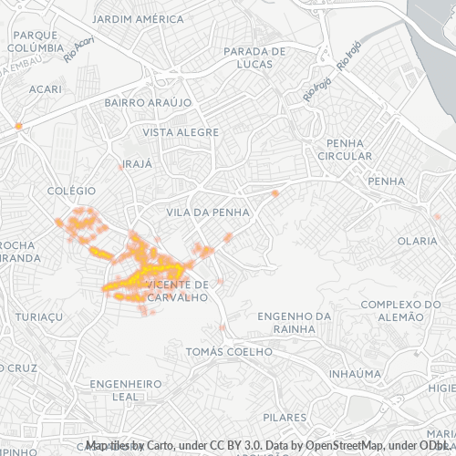 21371-000 Heatmap de Densidade da Empresa