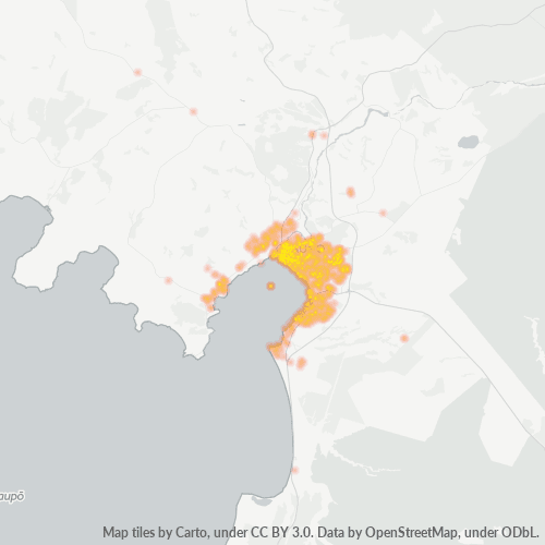 3330 Business Density Heatmap