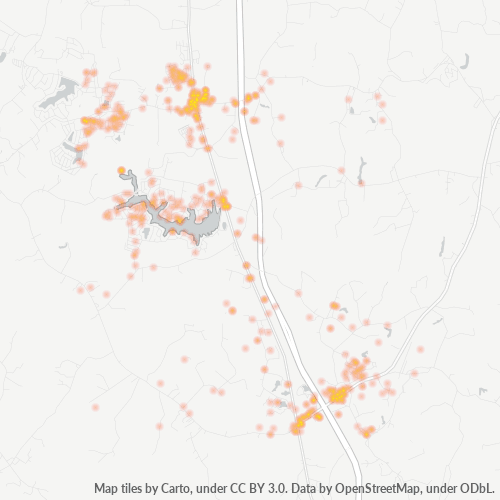 22546 Business Density Heatmap