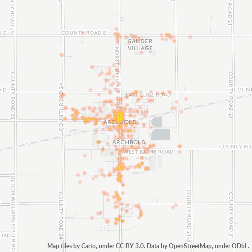 43502 Business Density Heatmap