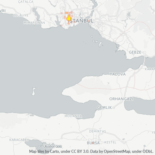 34203 Şirket Yoğunluğu Isı Haritası