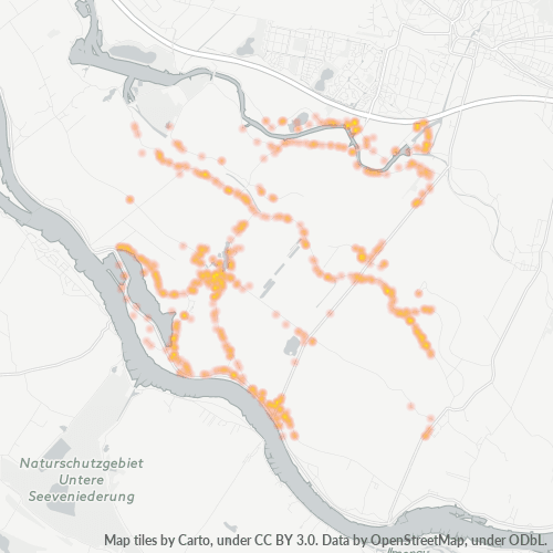 Heatmap für plz 21037