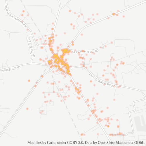 32011 Business Density Heatmap