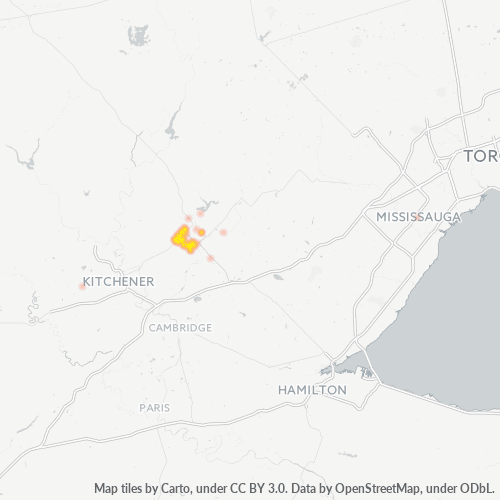 N1K Business Density Heatmap