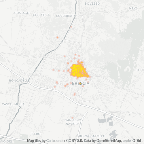 Mappa di calore per cap 25121