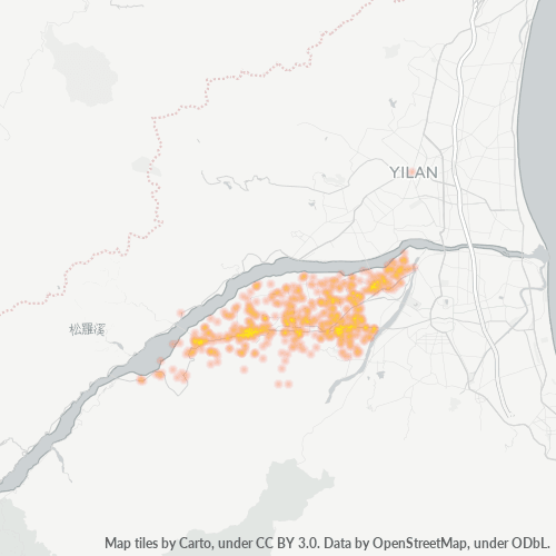 266 商業密度熱圖