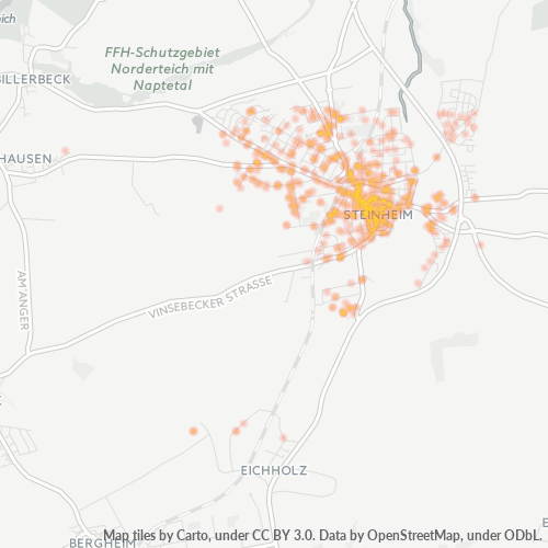 Heatmap für plz 32839