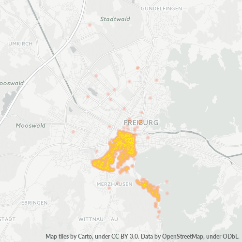 Heatmap für plz 79100