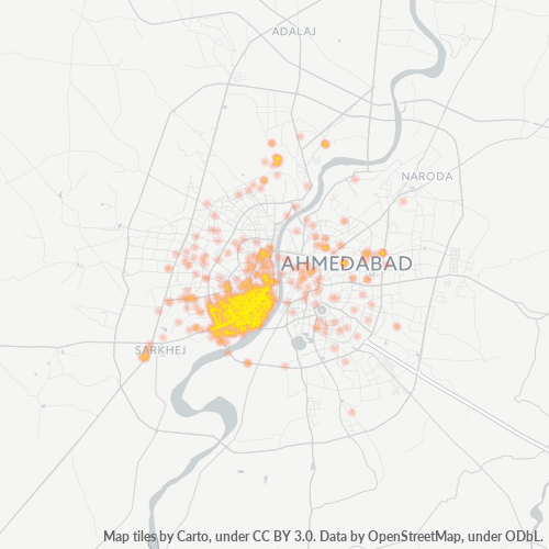 380007 Business Density Heatmap