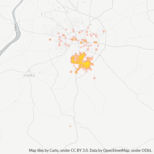 390009 Business Density Heatmap