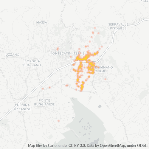 Mappa di calore per cap 51018