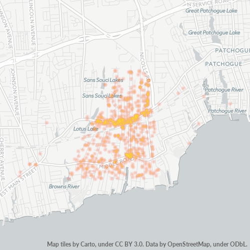 11705 Business Density Heatmap