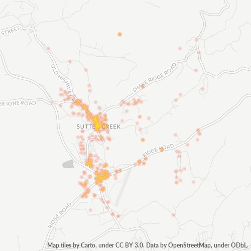95685 Business Density Heatmap