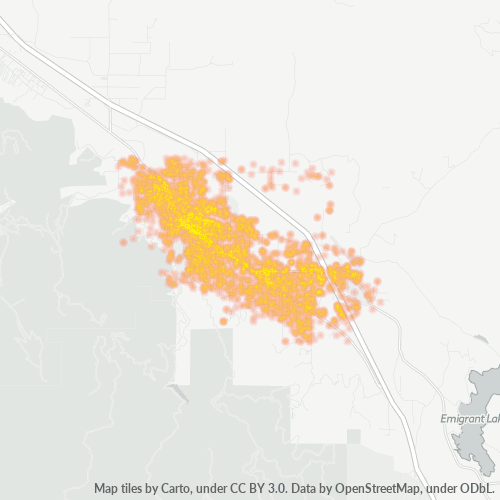 97520 Business Density Heatmap
