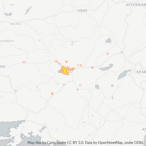 20100 Şirket Yoğunluğu Isı Haritası