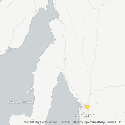 5109 Business Density Heatmap