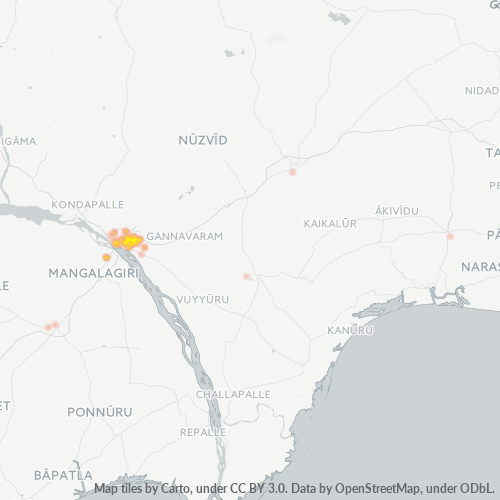 520004 Business Density Heatmap
