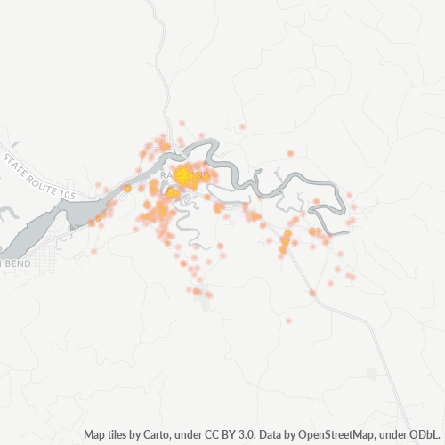 98577 Business Density Heatmap
