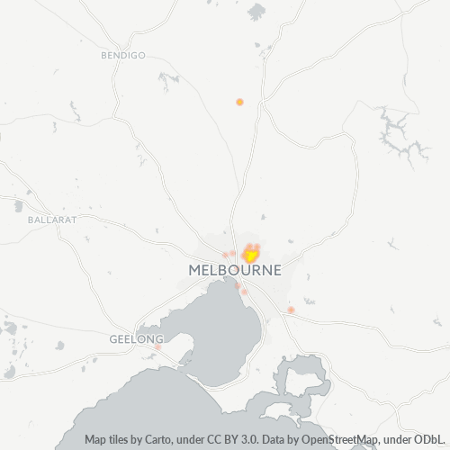 3084 Business Density Heatmap