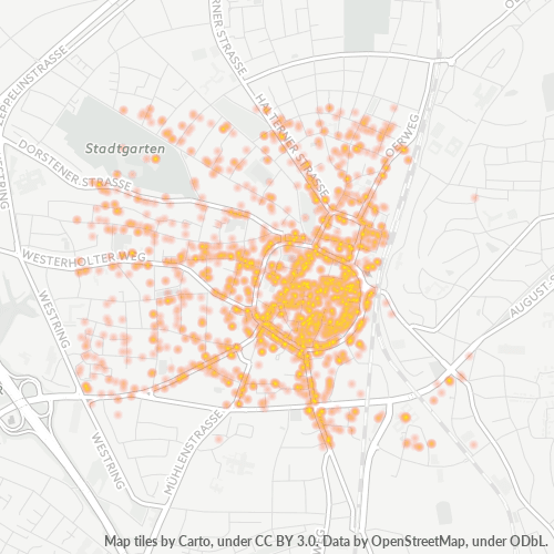 45657 Standortdichte-Heatmap