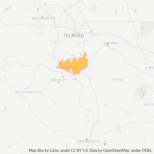 TF7 Business Density Heatmap