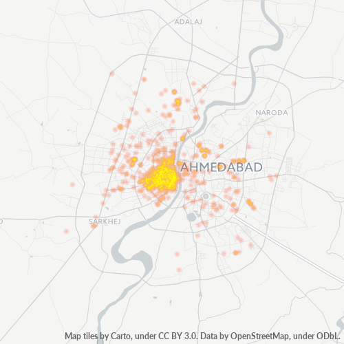380006 Business Density Heatmap