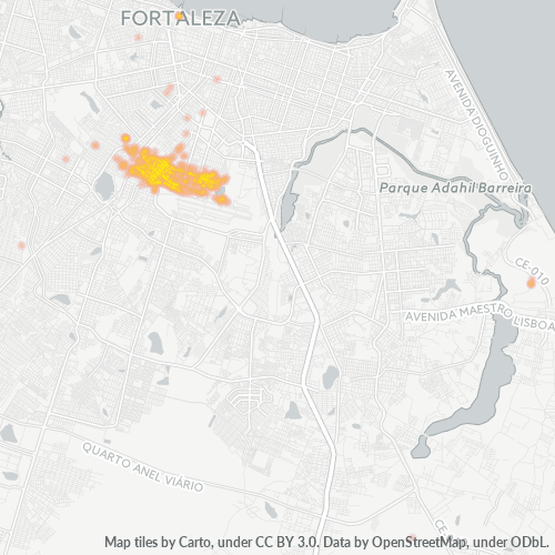 60420-000 Mapa de calor de densidad empresarial