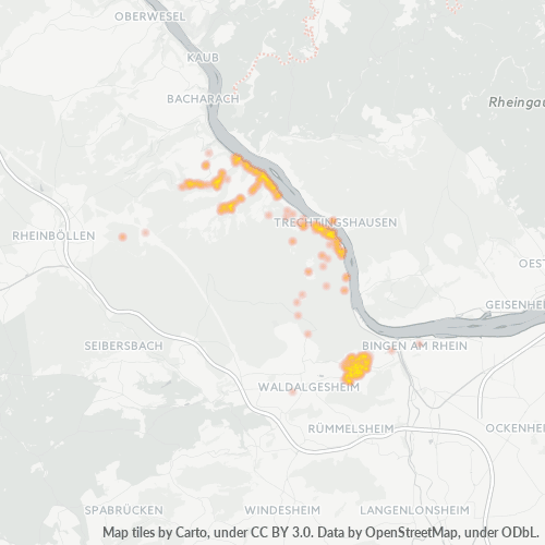 Heatmap für plz 55413
