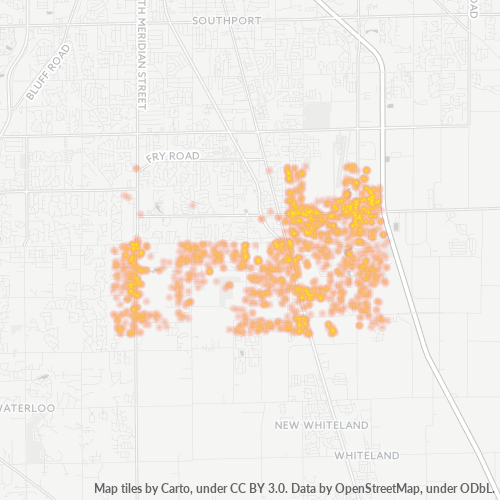 46143 Business Density Heatmap