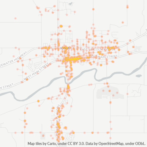 48846 Business Density Heatmap