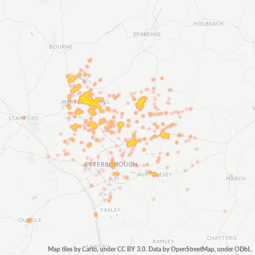 PE6 Business Density Heatmap