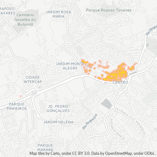 06754-000 Heatmap de Densidade da Empresa