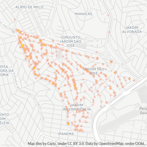 30820-000 Heatmap de Densidade da Empresa