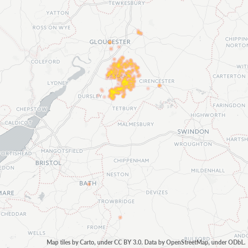 GL6 Business Density Heatmap