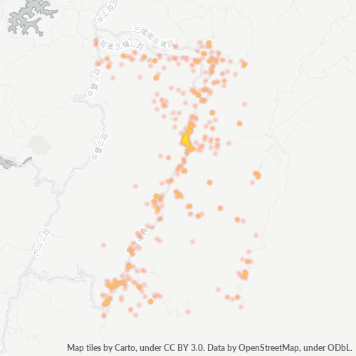 353 商業密度熱圖