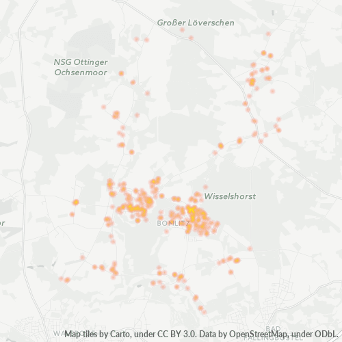 Heatmap für plz 29699