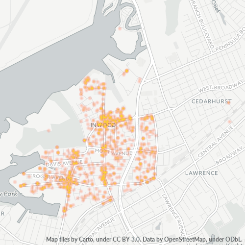 11096 Business Density Heatmap