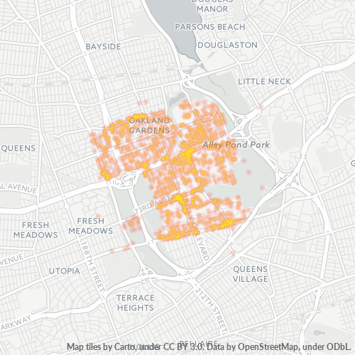 11364 Business Density Heatmap