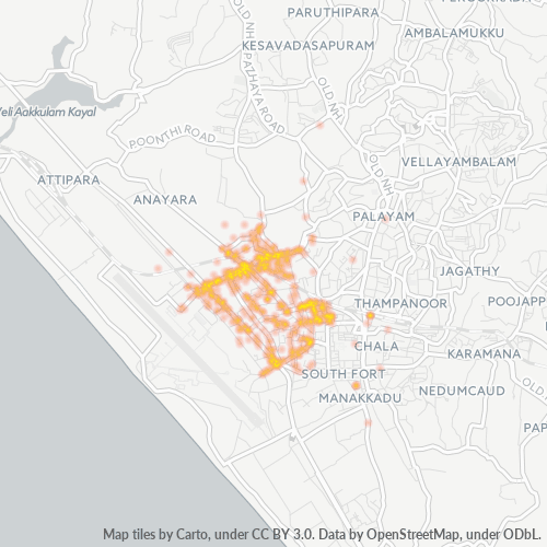 695024 Business Density Heatmap