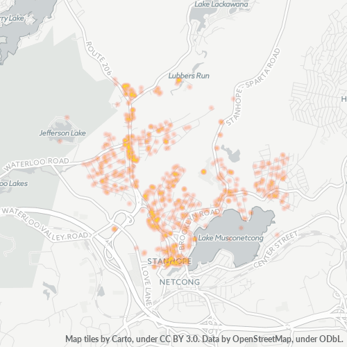 07874 Business Density Heatmap