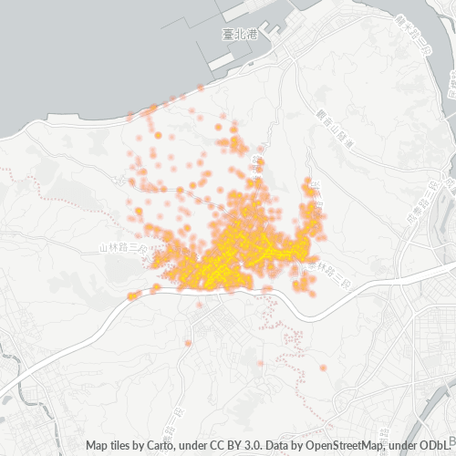 244 商業密度熱圖
