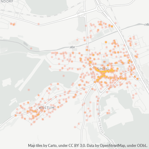 Heatmap für plz 53489
