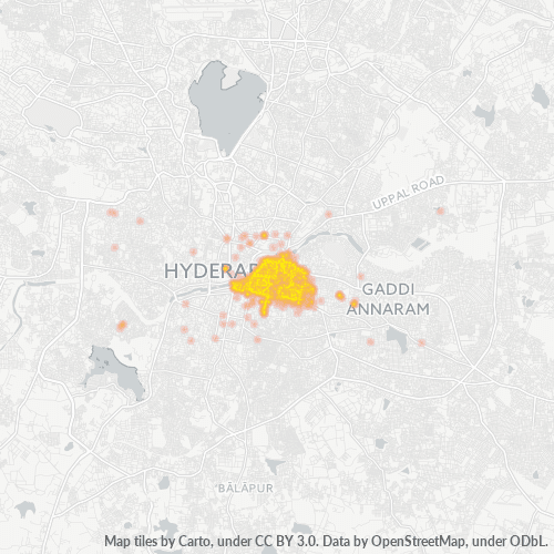 500024 Business Density Heatmap