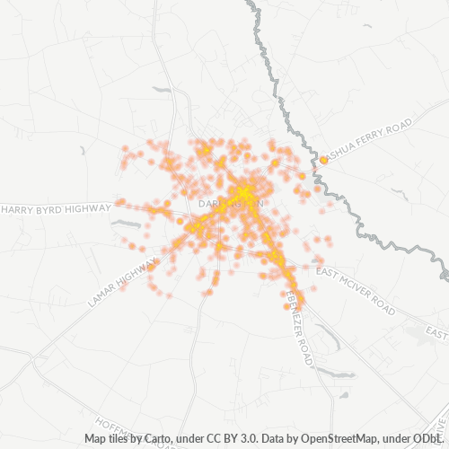 29532 Business Density Heatmap