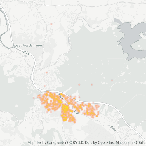 Heatmap für plz 59759