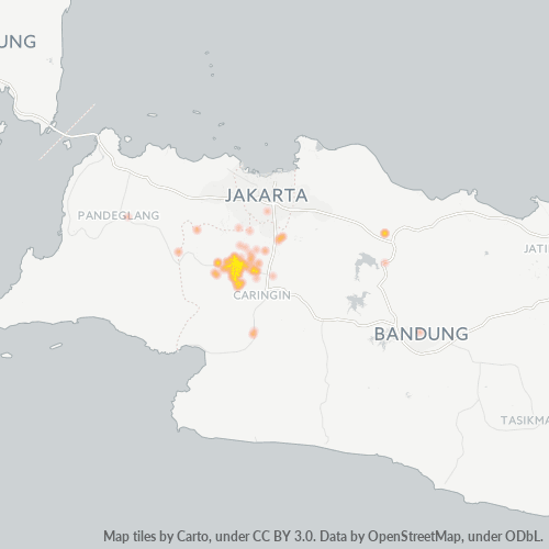 16620 Peta Panas Densitas Bisnis