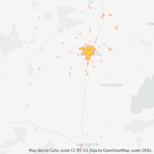 63-720 Mapa intensywności działalności gospodarczej