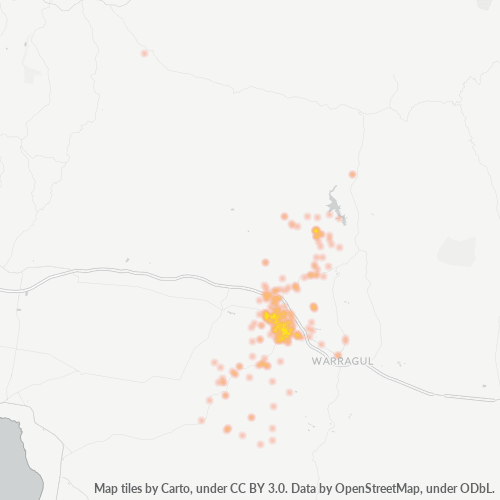 3818 Business Density Heatmap
