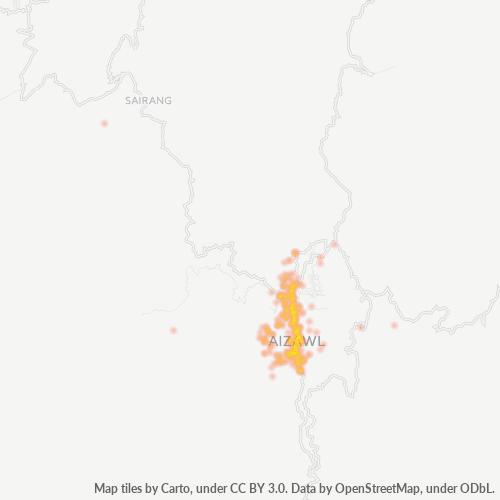 796001 Business Density Heatmap