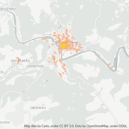 Heatmap für plz 56377